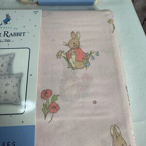 The World of Peter Rabbit by Beatrix Potter pillow case Pink